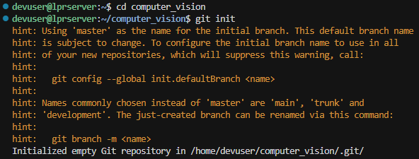Git init